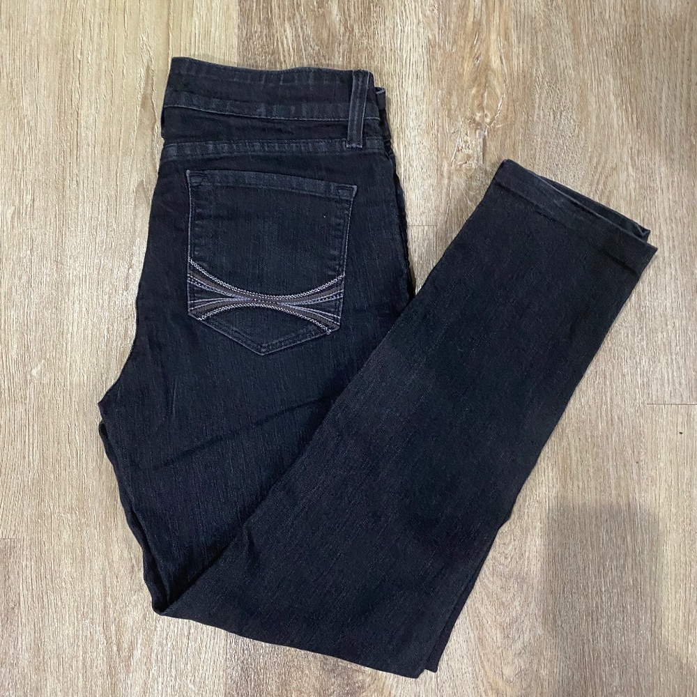 NYDJ Womens Black Skinny Jeans